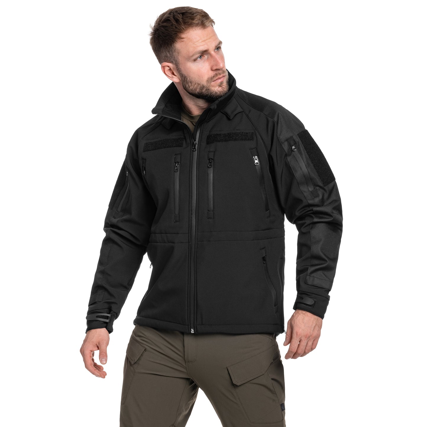 Kurtka Mil-Tec Softshell Plus - Black