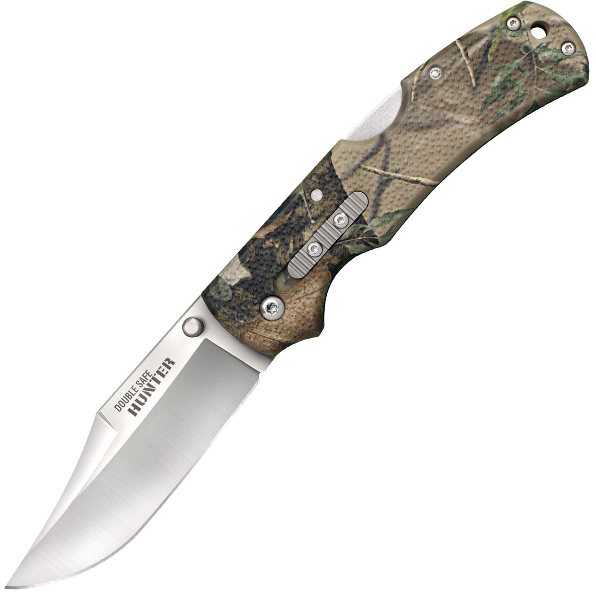Nóż składany Cold Steel Double Safe Hunter Camo Metal Clip 8Cr13MoV