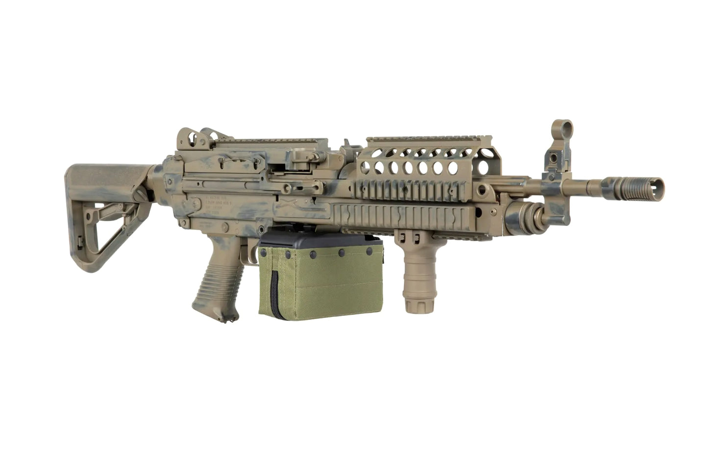 Karabin maszynowy AEG A&K MK46 MOD 0 Battleworn - Flat Dark Earth