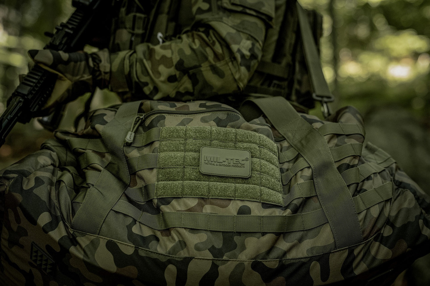 Torba Mil-Tec US Combat Parachute Cargo Large 105 l - wz.93 Pantera PL Woodland