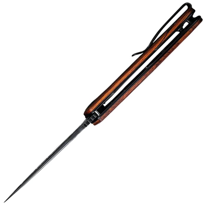 Nóż składany Civivi Mini Praxis Guibourtia Damascus