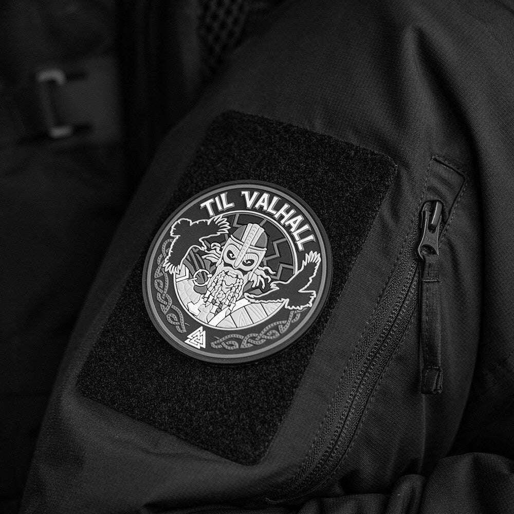 Naszywka M-Tac Til Valhall PVC Grey/Black