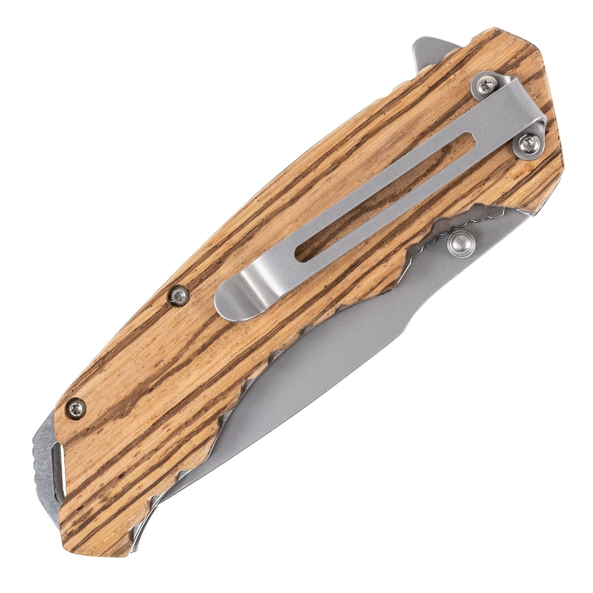 Nóż składany Joker Wood Handle Spring Assisted