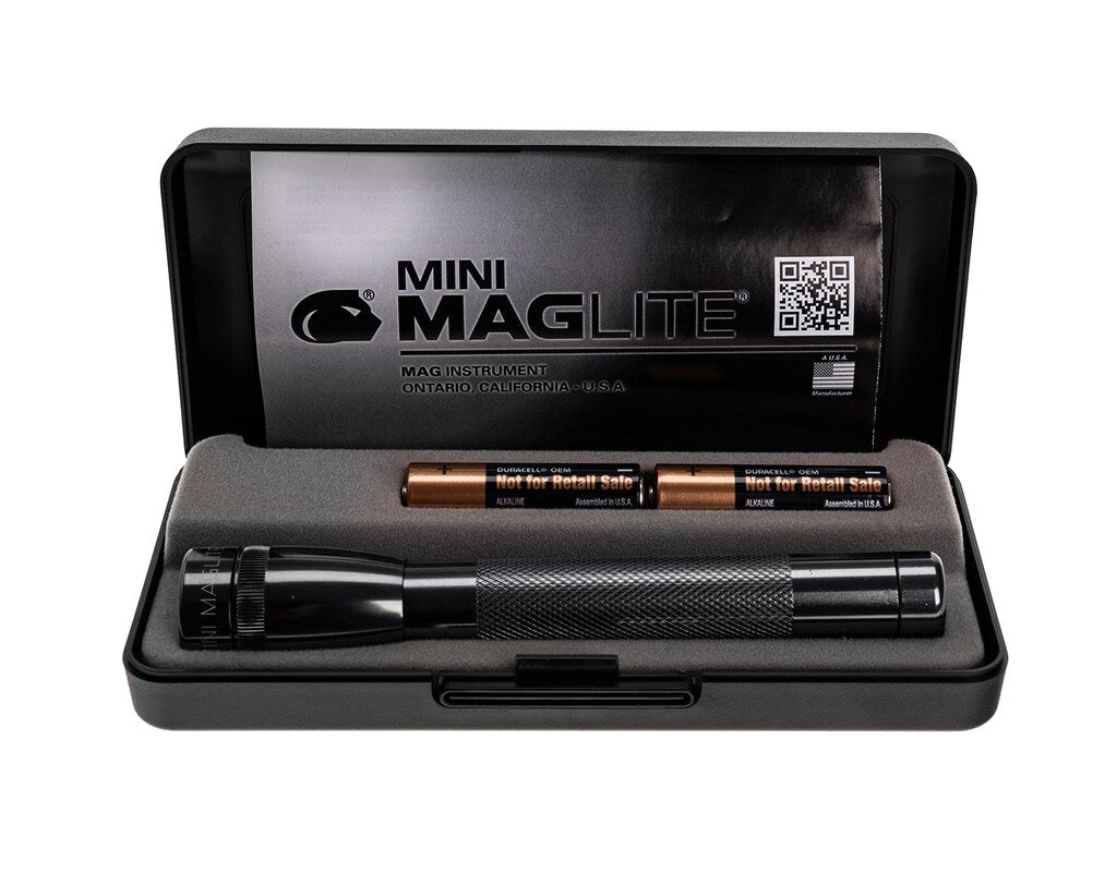 Latarka Maglite Mini 2xAA Szara - 12 lumenów