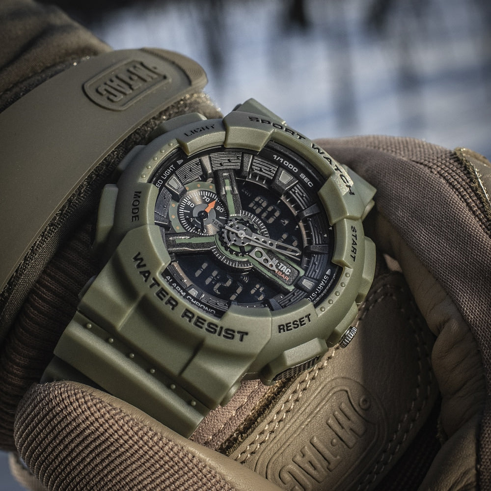 Zegarek sportowy M-Tac - Olive