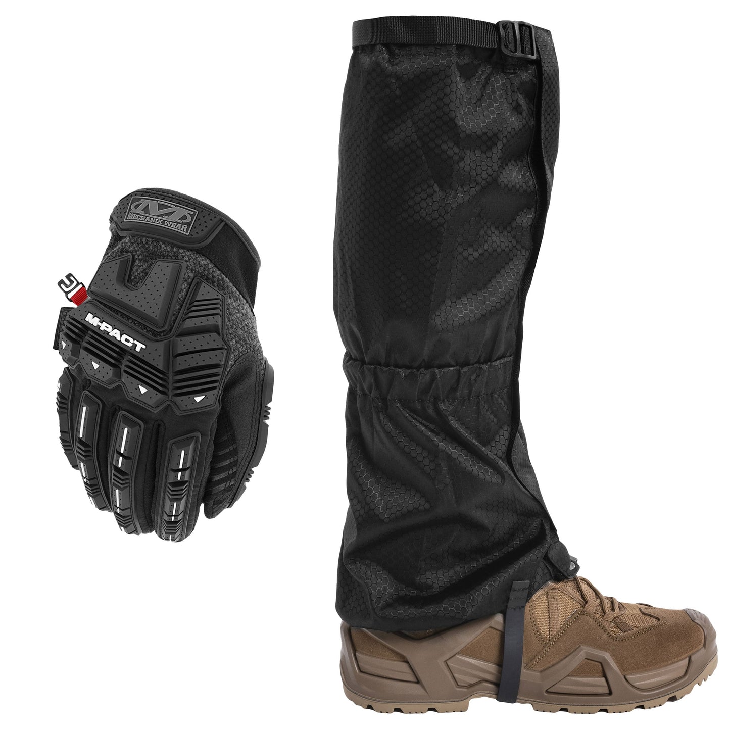 Rękawice Mechanix Wear ColdWork M-Pact + stuptuty - zestaw