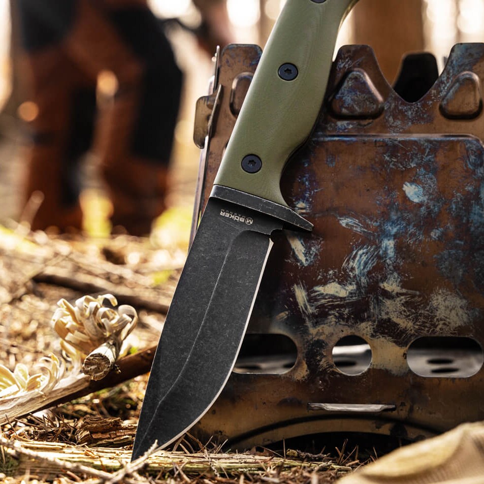 Nóż Boker Magnum Bushcraft Drop - Green