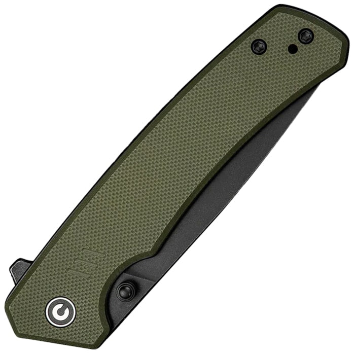 Nóż składany Civivi Merit Black Stonewashed G10 - OD Green