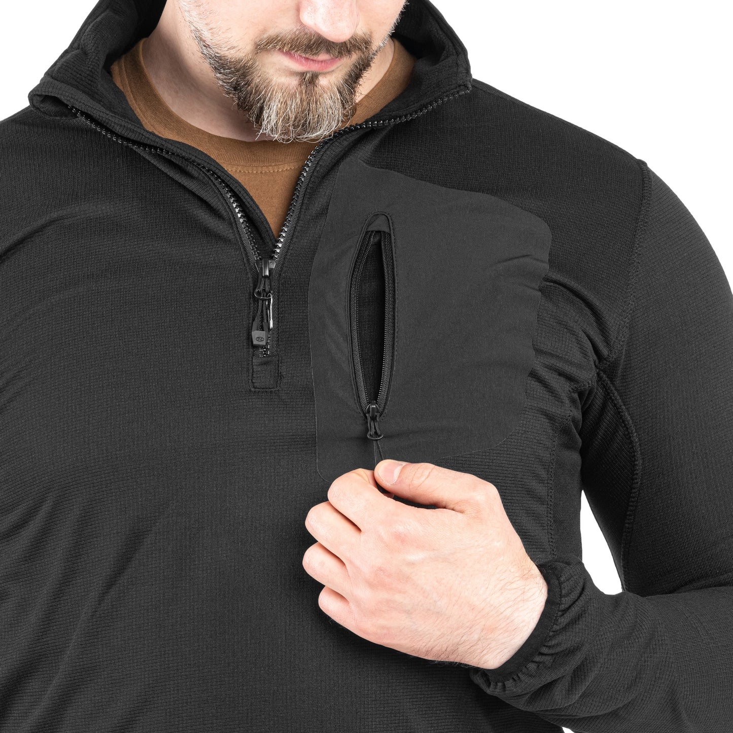 Polar Highlander Forces Tactical Hirta Fleece - Black