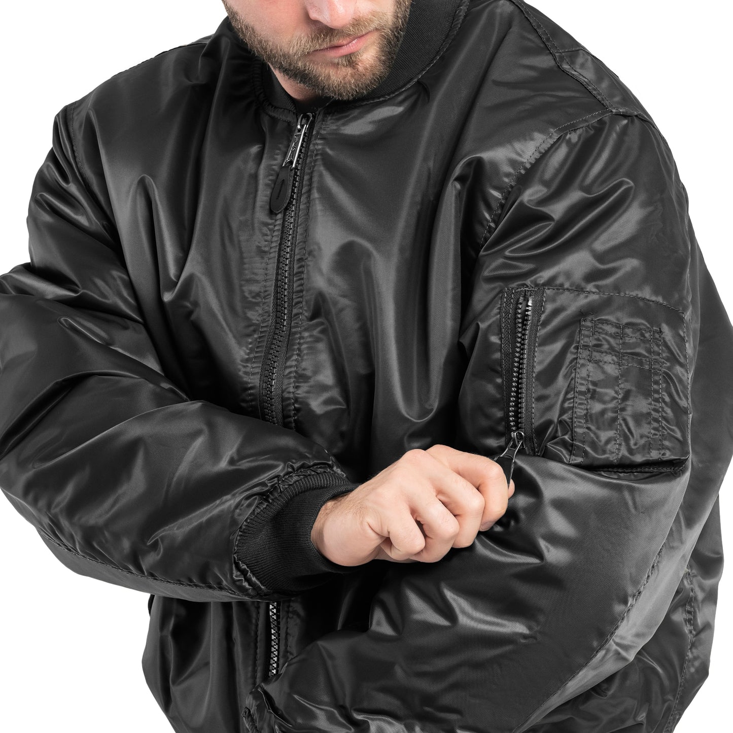 Kurtka Mil-Tec MA-1 US Flight Jacket - Black