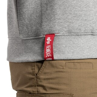 Bluza Alpha Industries Basic Sweater Small Logo - Grey Heather