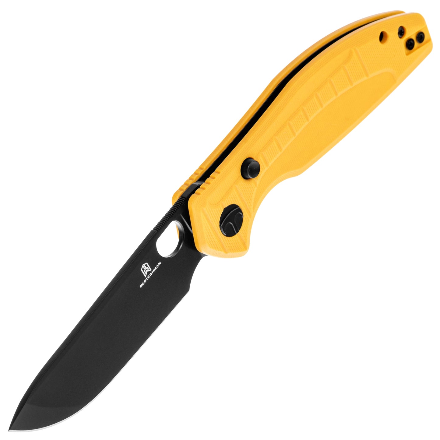 Nóż składany Bestechman Angry Owl - Black/Yellow