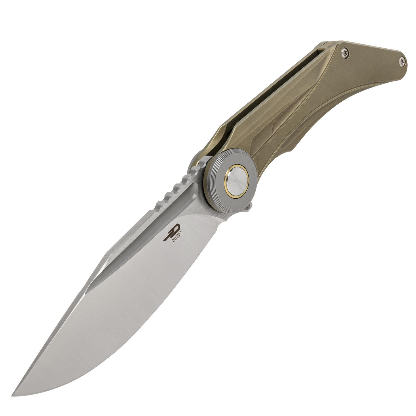 Nóż składany Bestech Knives Seraph M390 - Bronze Titanium/Satin