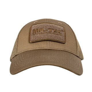 Czapka z daszkiem Mil-Tec Net Baseball Cap - Coyote