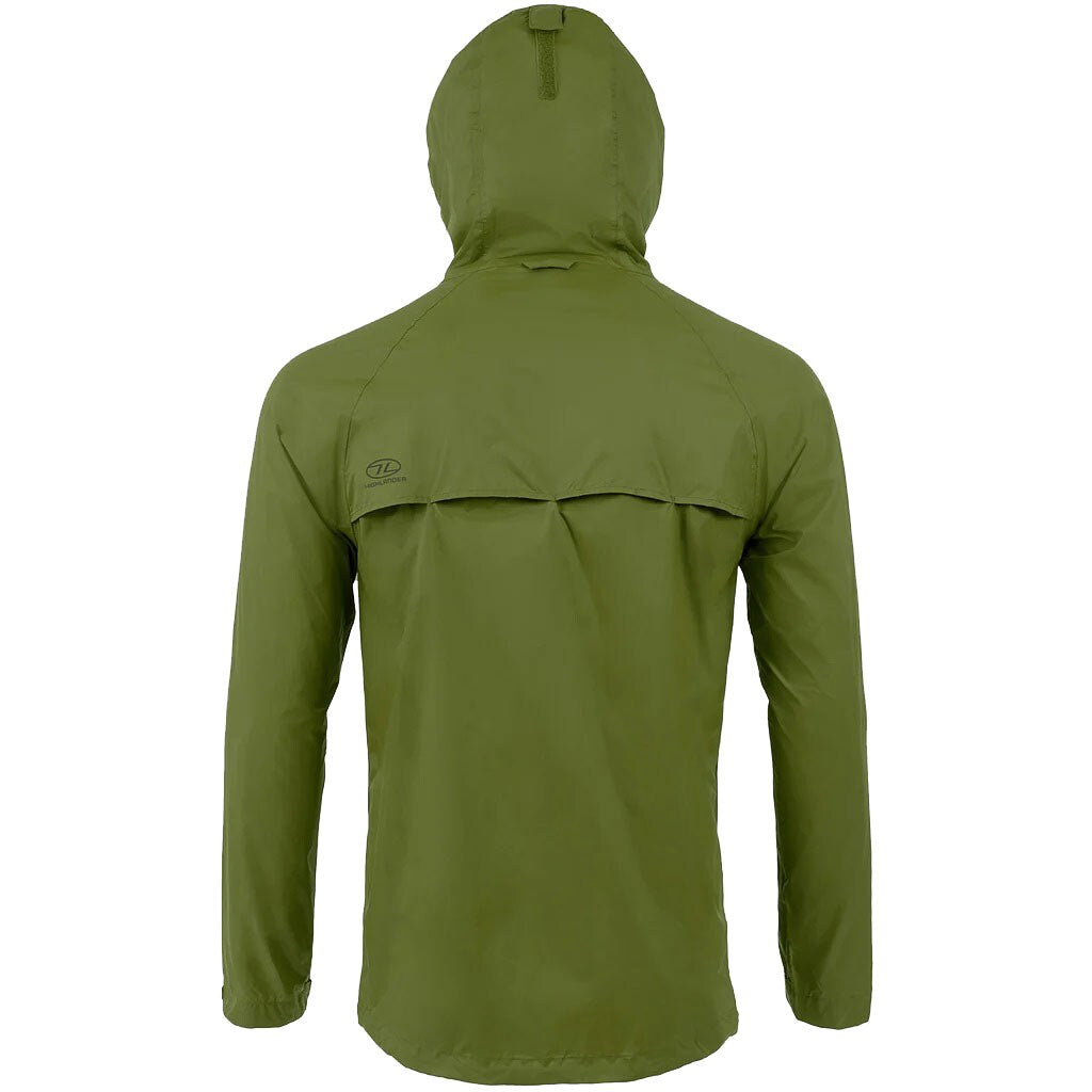 Kurtka Highlander Outdoor Stow & Go Pack Away - Olive