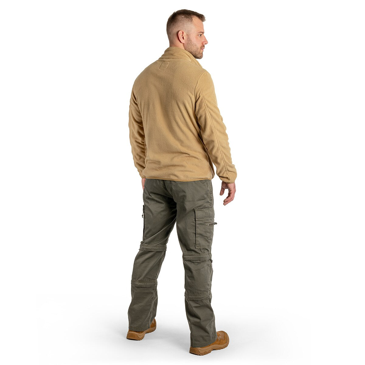 Polar Brandit Fleece Troyer - Coyote