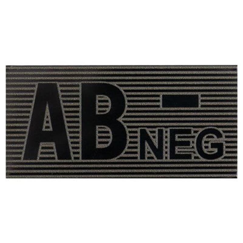 Emblemat Direct Action grupa krwi AB/Rh- Black / Boreal Green