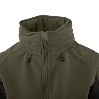 Kurtka damska Helikon Gunfighter Softshell - Taiga Green/Black