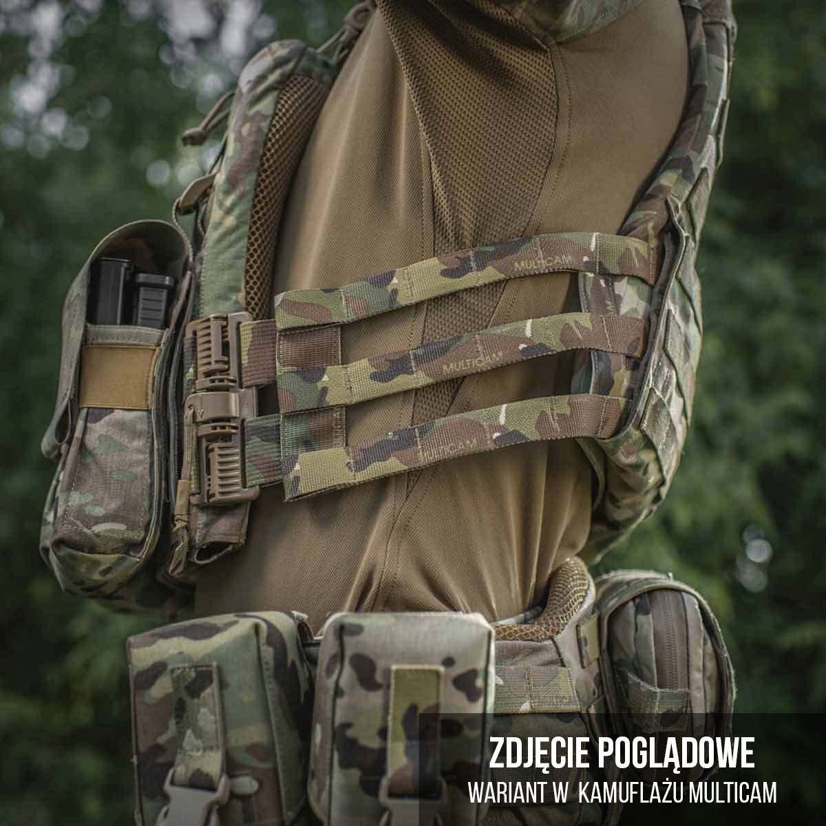 Kamizelka taktyczna typu Plate Carrier M-Tac Cuirass Fast QRS Gen. II Coyote - na płyty L/XL