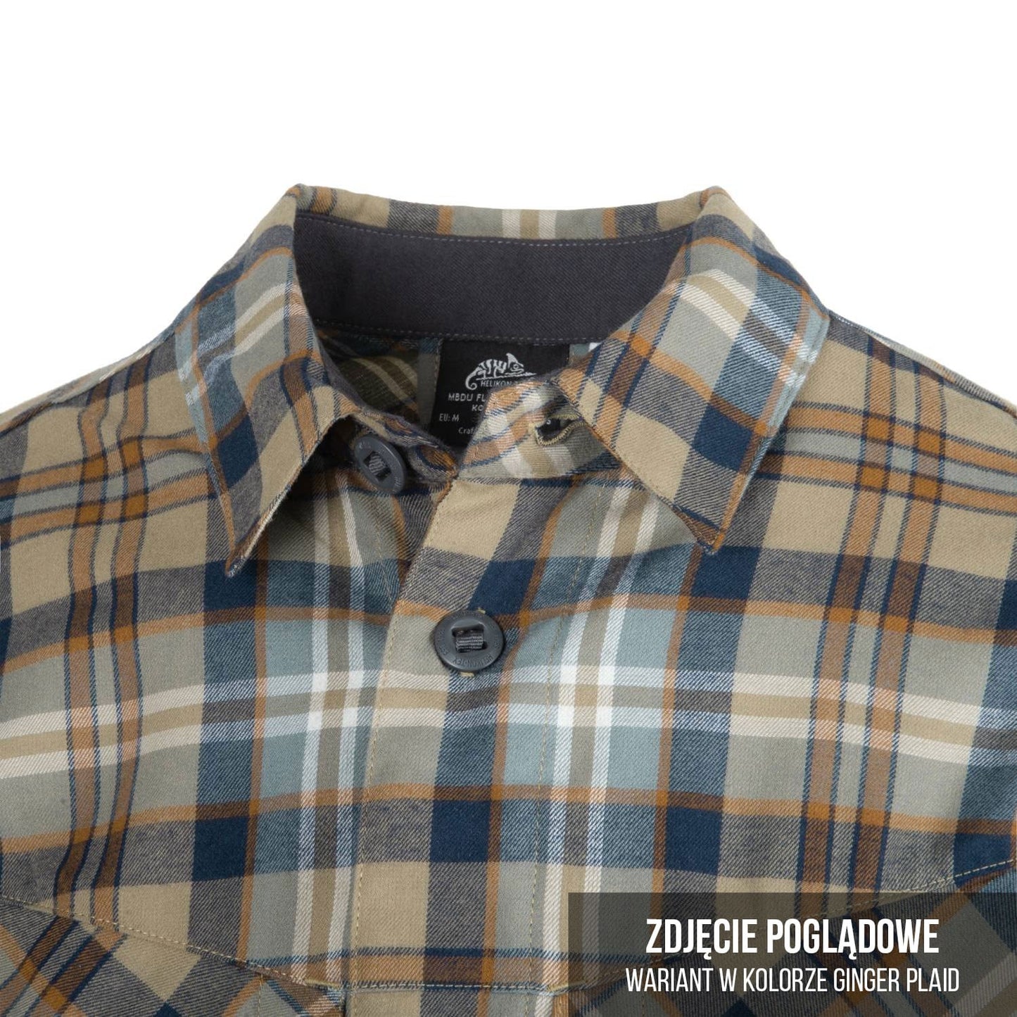 Koszula Helikon MBDU Flannel - Timber Olive Plaid