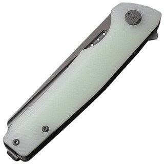 Nóż składany Bestech Knives Slyther - Grey Titanized, Transparent G10