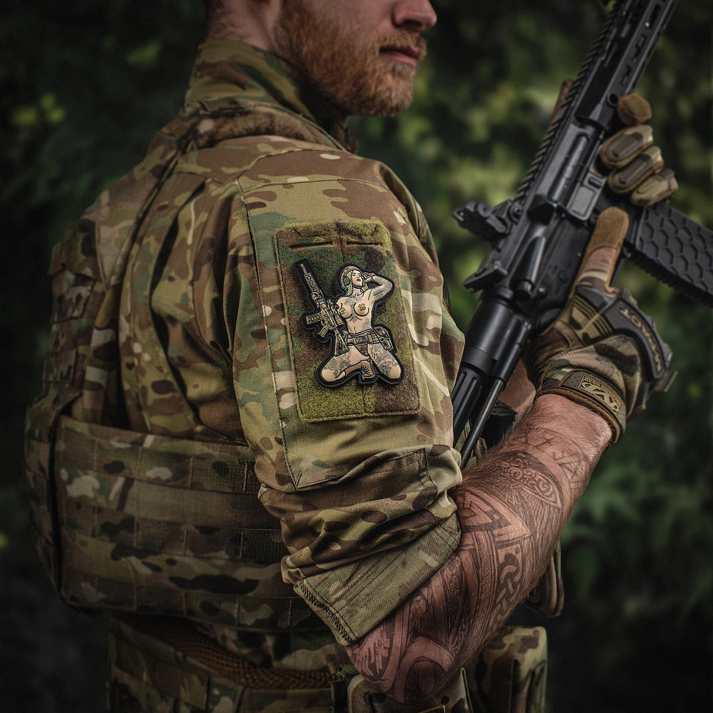 Naszywka M-Tac Tactical Girl No.1 Skandinavik PVC - MultiCam