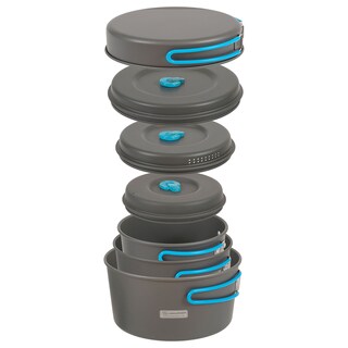 Zestaw naczyń turystycznych Highlander Outdoor Vertex Family 4-częściowy