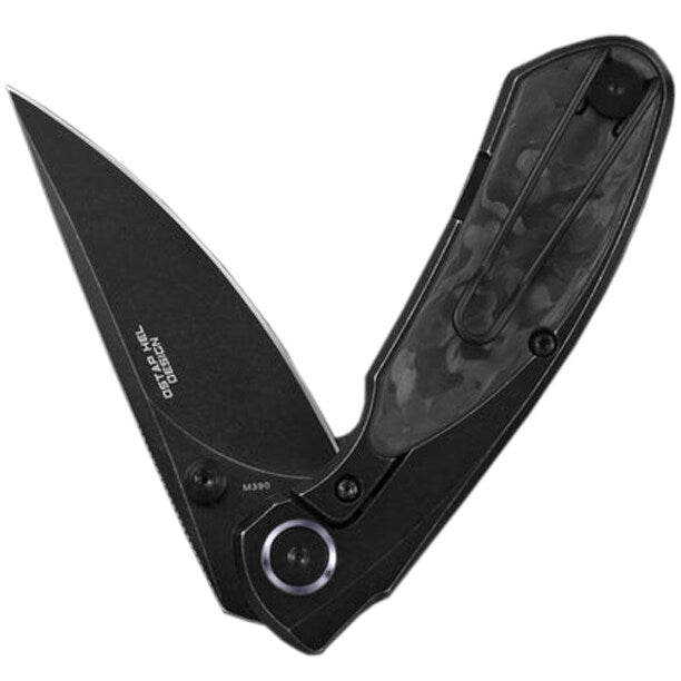 Nóż składany Bestech Knives Lito - Black Stonewash/Titanium Carbon Fiber