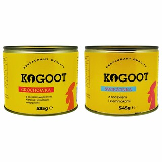 Żywność konserwowana Kogoot - Grochówka 535 g, Świeżonka 560 g