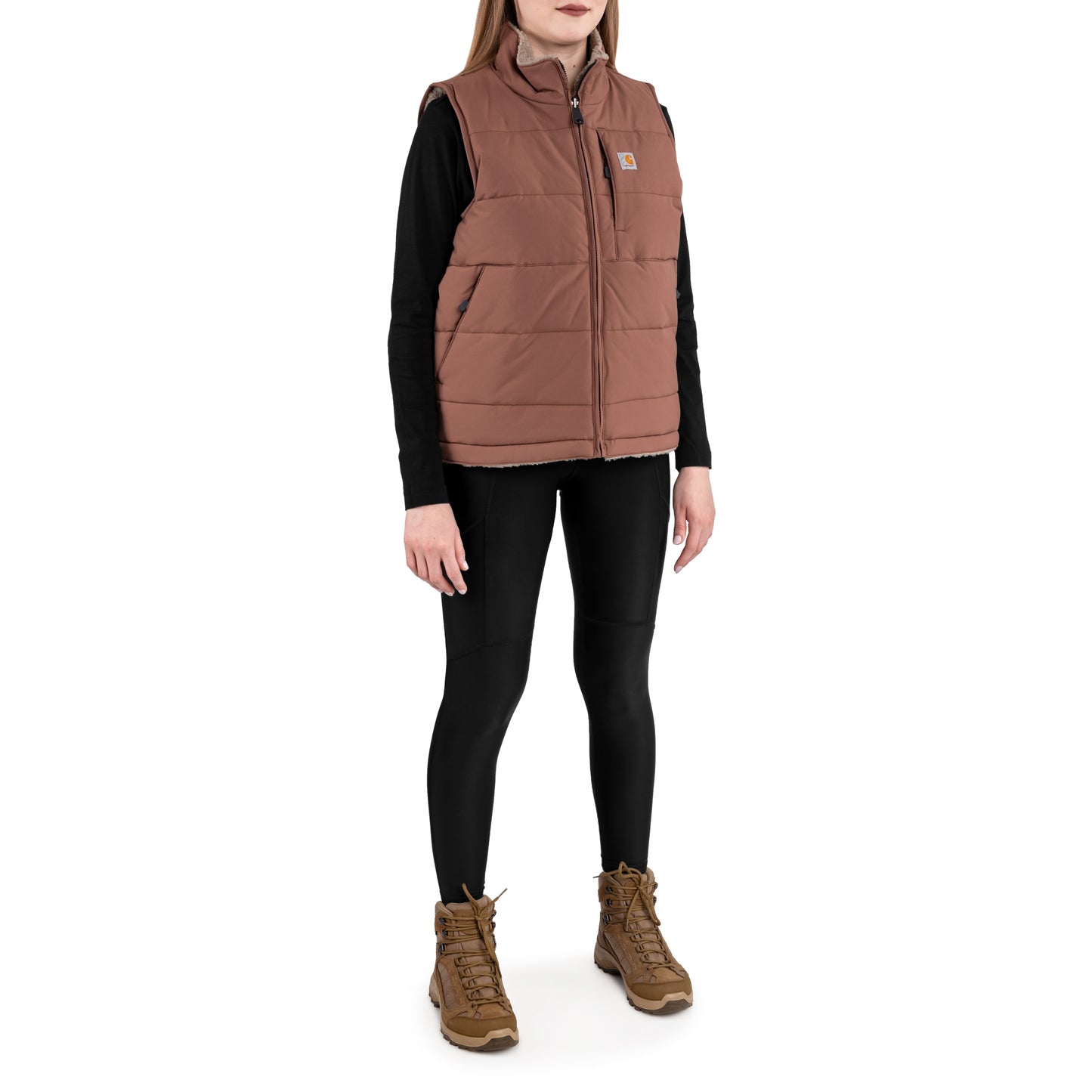 Bezrękawnik damski Carhartt Montana Relaxed Fit Insulated Vest - Nutmeg