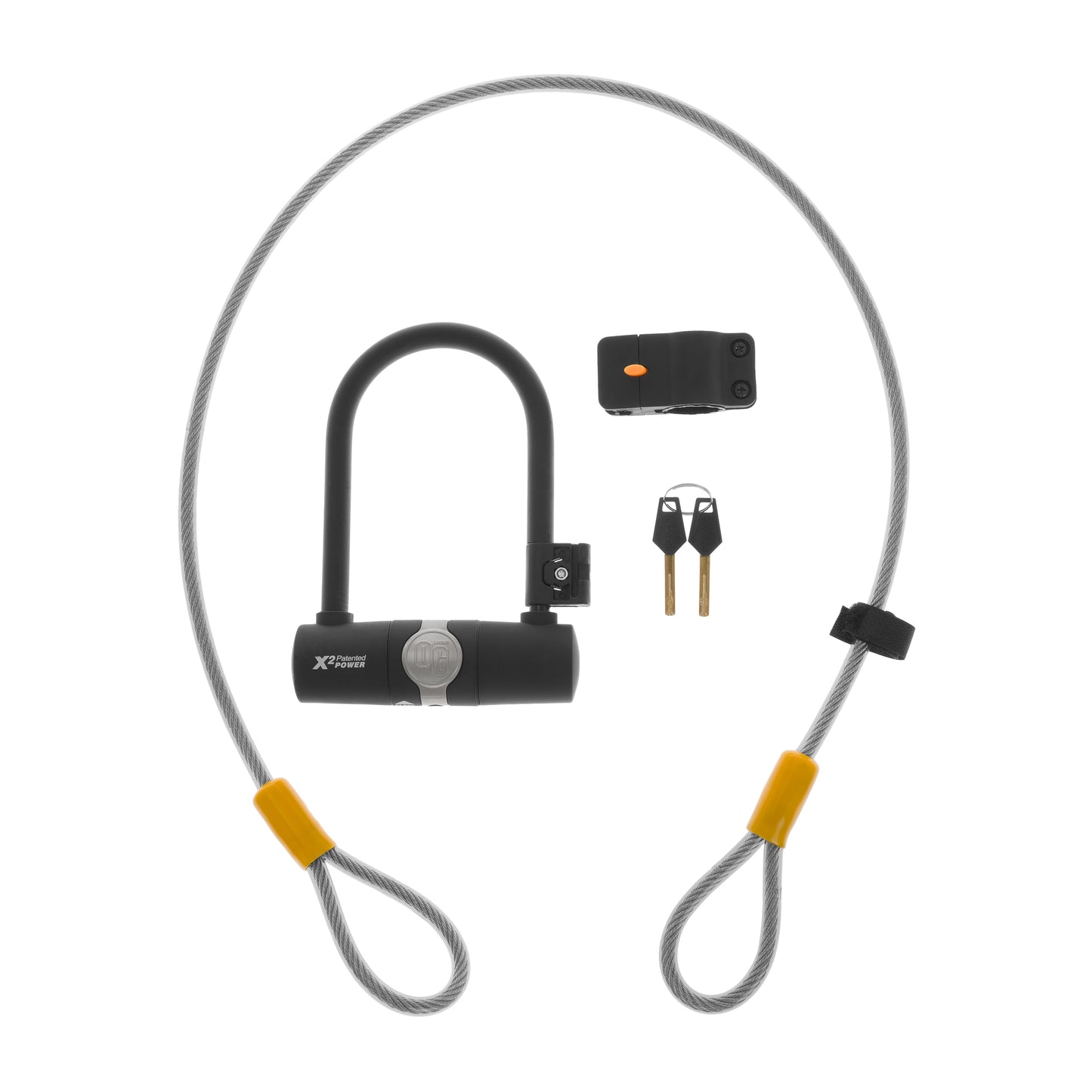 Zapięcie rowerowe OnGuard 5810 U-Lock - Black