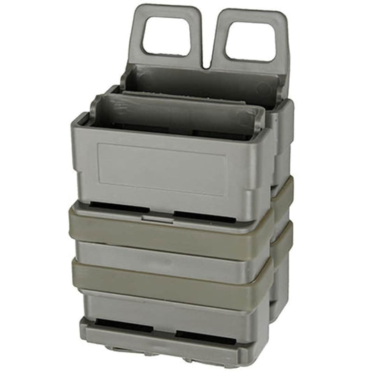 Zestaw dwóch ładownic FMA FAST na magazynki 5,56 - foliage green