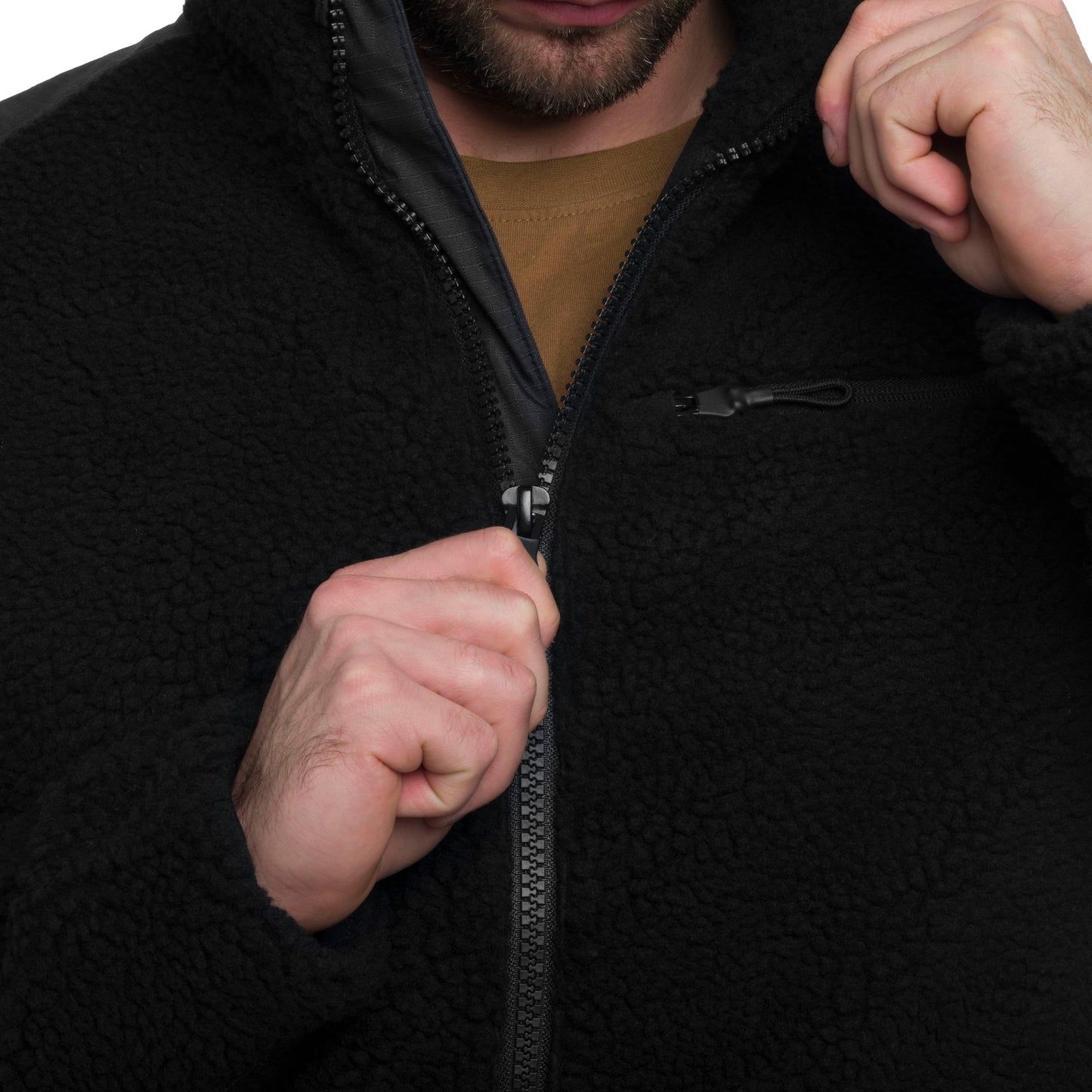 Polar Military Wear Tactical Teddyfleece - Black