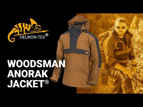 Kurtka Helikon Woodsman Anorak - Earth Brown/Black
