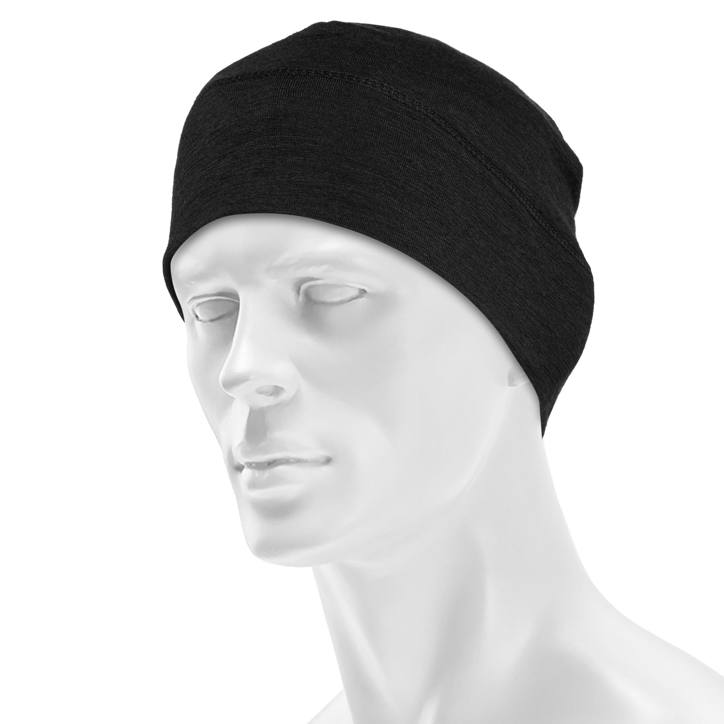 Czapka Buff Safety Merino Wool 1 Layer Solid - Black