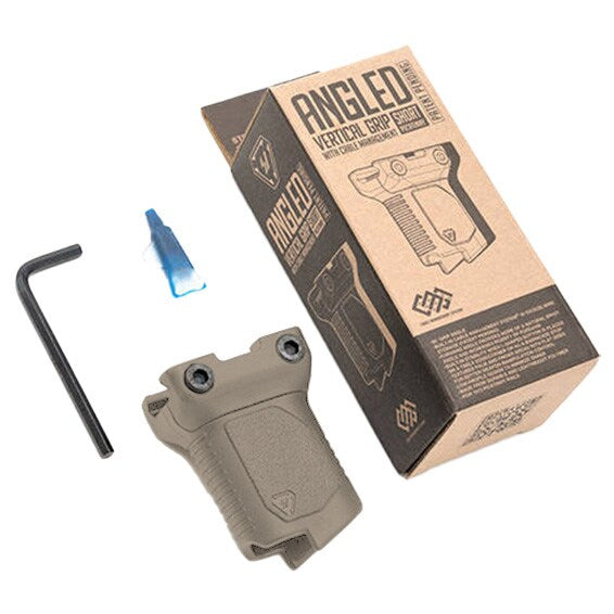 Chwyt przedni Strike Industries Picatinny Angled Vertical Grip Short - Flat Dark Earth