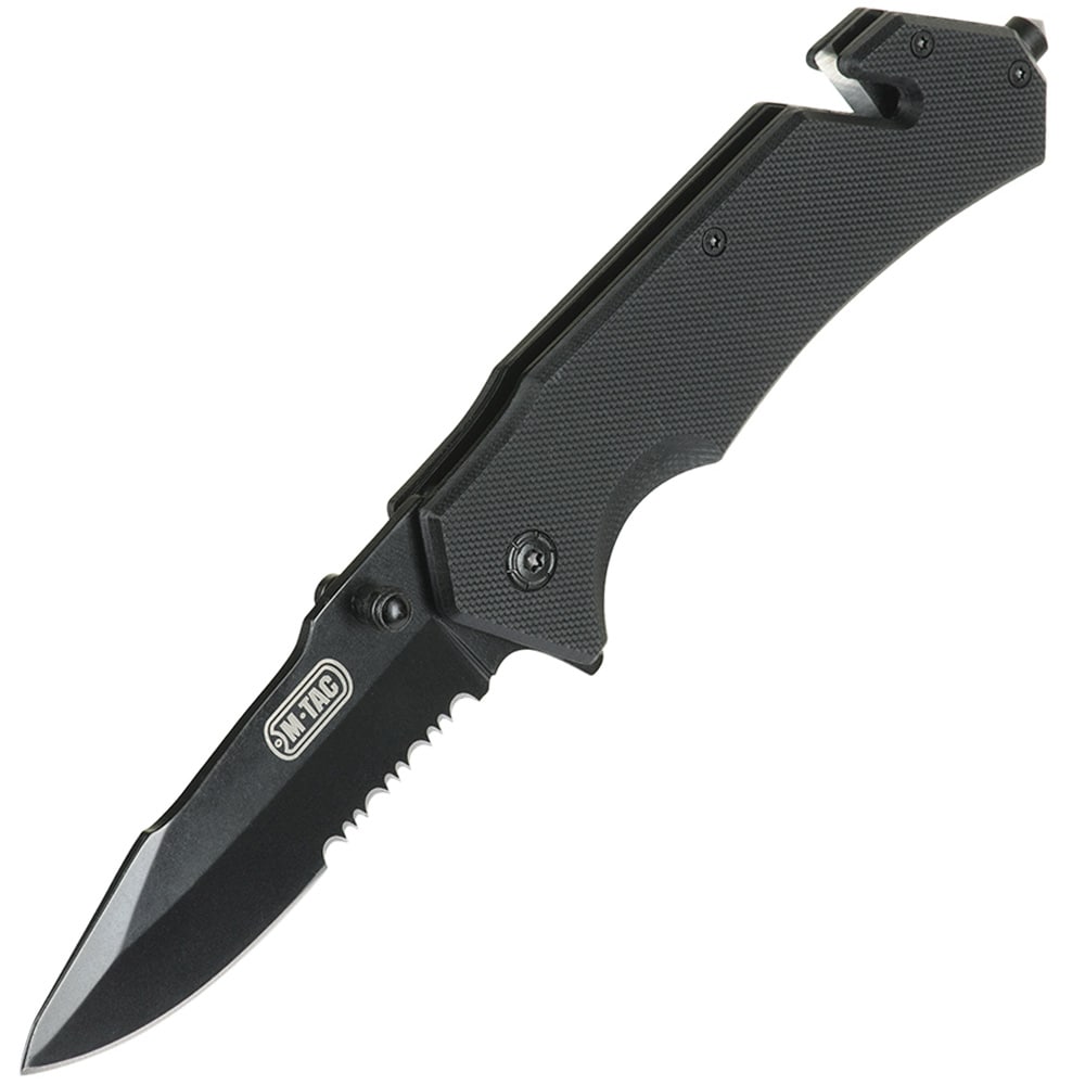 Nóż składany ratowniczy M-Tac Type 3 - Black