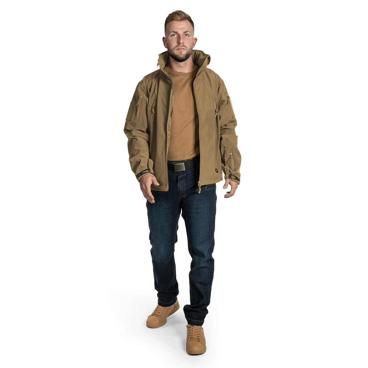 Kurtka Helikon Gunfighter Softshell Shark Skin Windblocker - Coyote