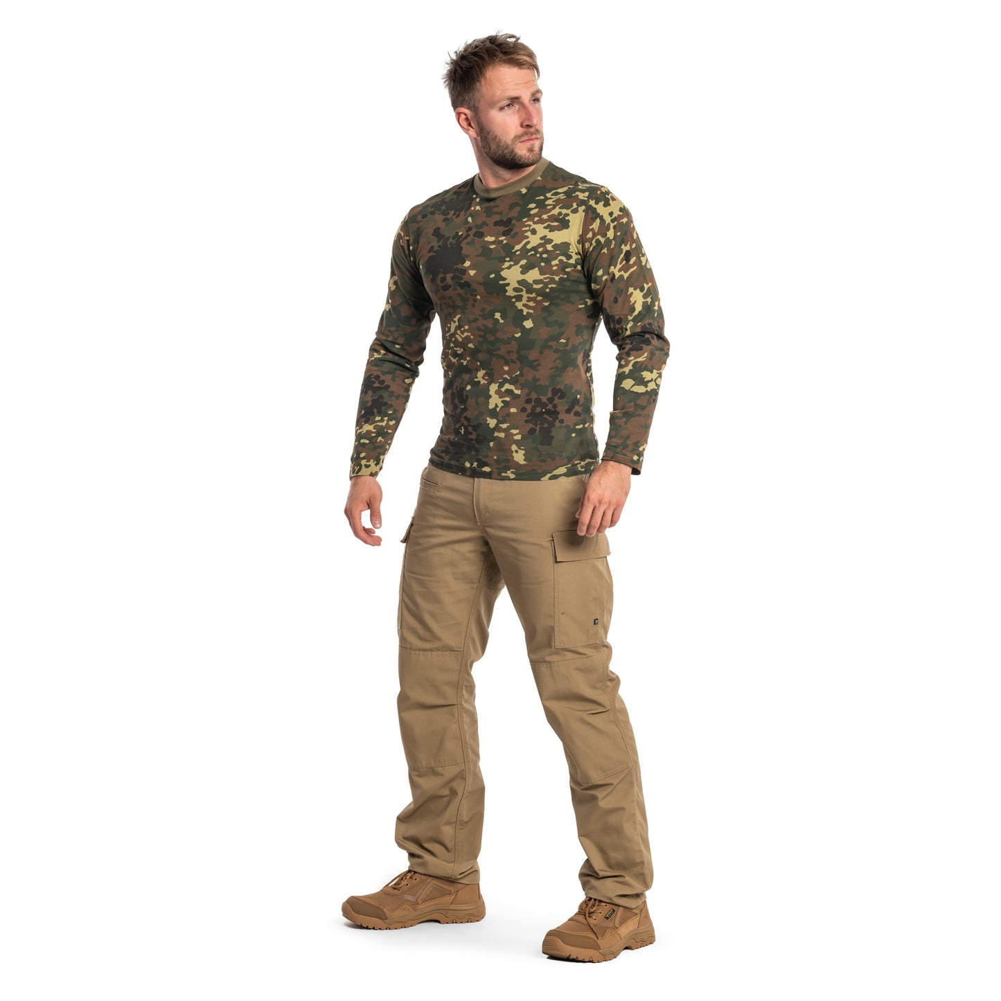 Koszulka Mil-Tec Longsleeve - Flecktarn