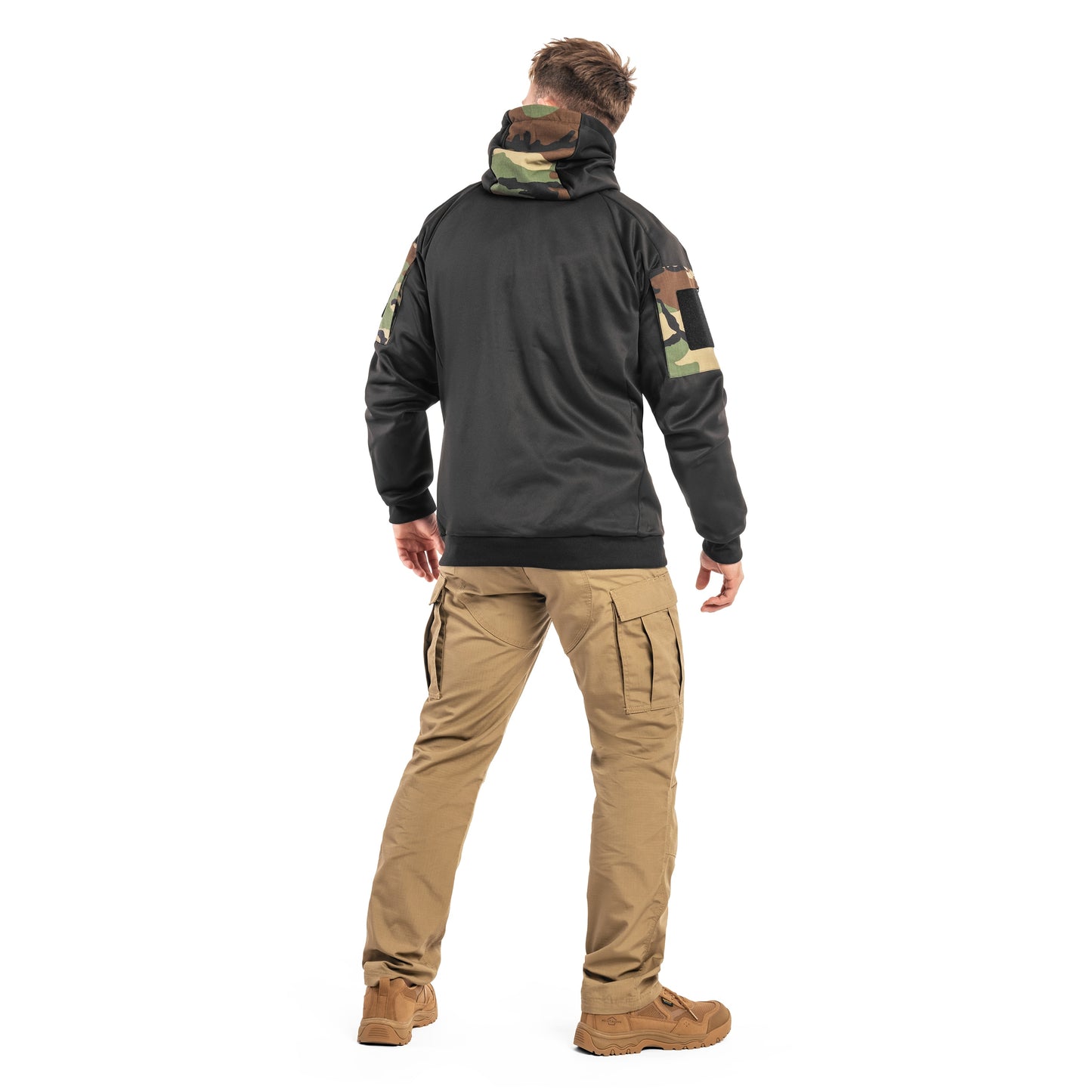 Bluza Helikon Rogue Hoodie - Black/US Woodland