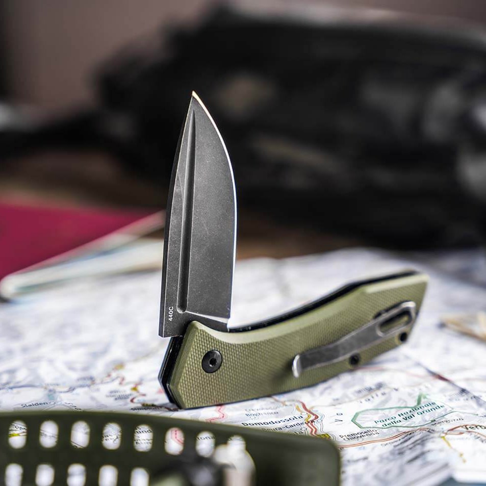 Nóż składany Boker Plus Worldwide 2.0 - Green