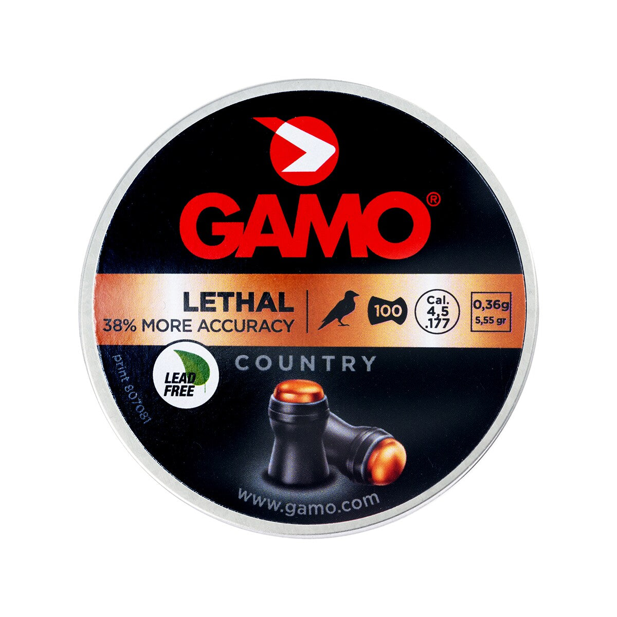 Śrut Gamo Lethal 4,5 mm 100 szt.