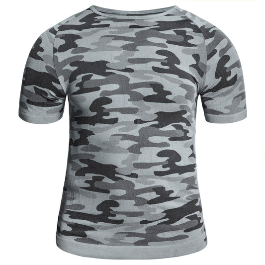Koszulka termoaktywna z krótkim rękawem Sesto Senso Thermo Active - Urban Camo