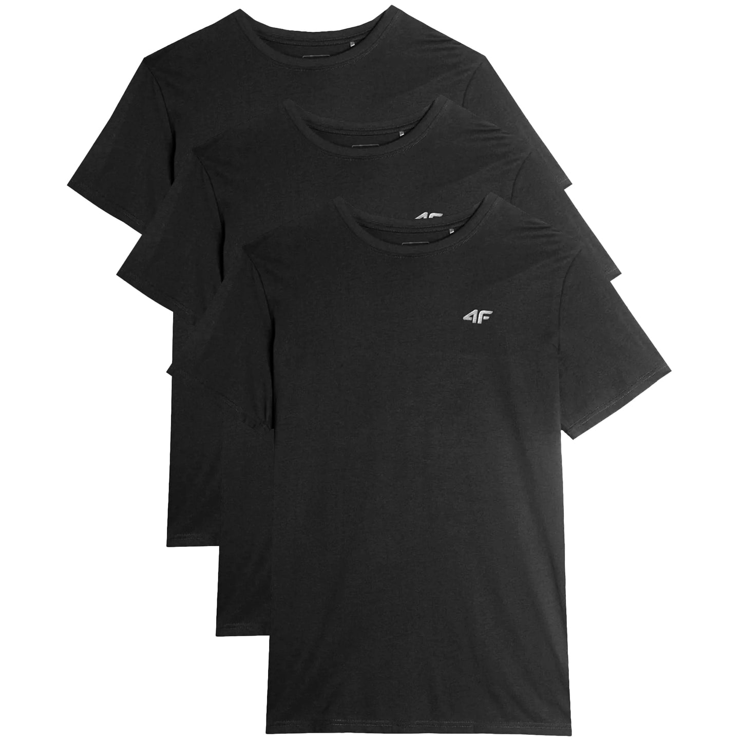 Koszulka T-shirt 4F TTSHM0876 Ciemny Szary Melanż - 3 szt.