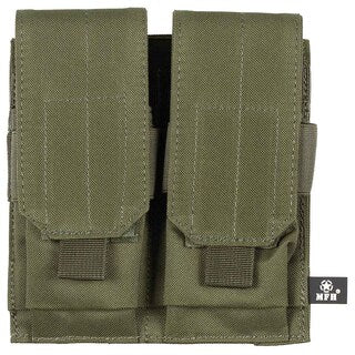Podwójna ładownica na magazynek MFH Ammo Pouch MOLLE - Olive