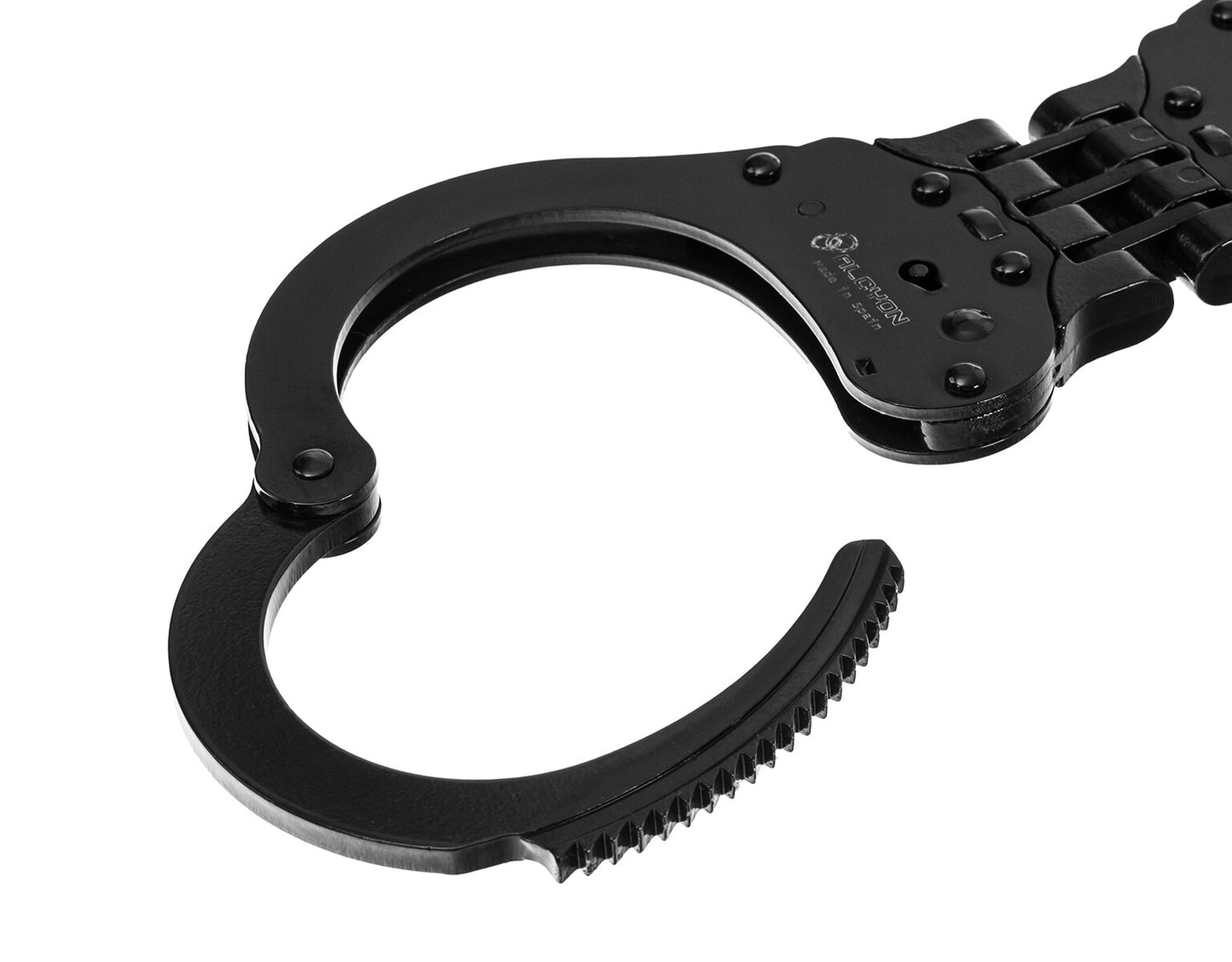 Kajdanki zawiasowe Alcyon Hinge Steel czarne