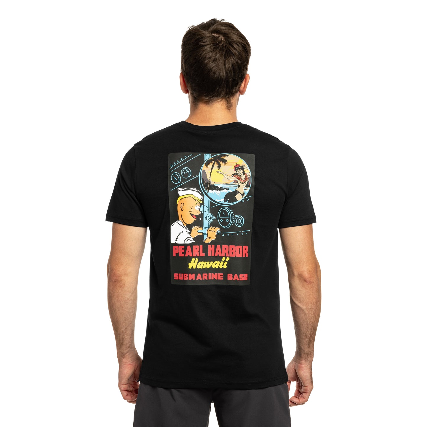 Koszulka T-Shirt Alpha Industries Pearl Harbor Back Print - Black