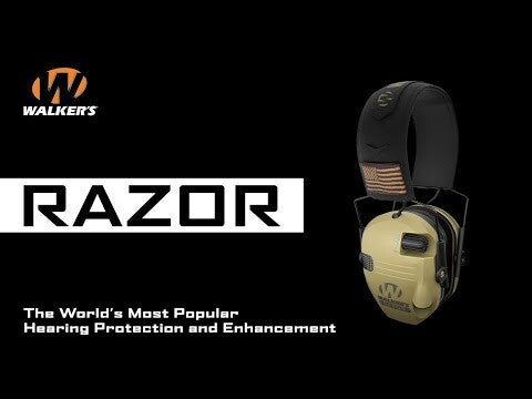 Ochronniki słuchu aktywne Walker's Razor Slim Electronic Muffs - Hi-Viz Green