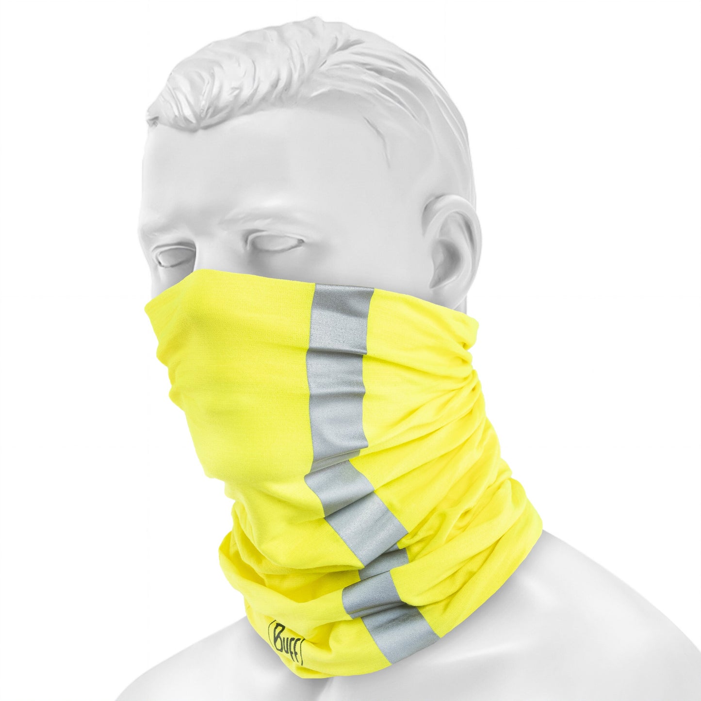 Chusta ochronna Buff Safety Coolnet UV Reflective - R-Solid Yellow Fluor