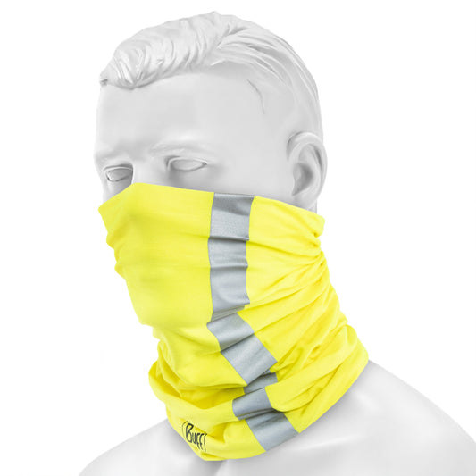Chusta ochronna Buff Safety Coolnet UV Reflective - R-Solid Yellow Fluor